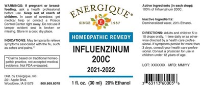 Influenzinum (Enrg0898 Influenzinum 200c 1 10 22)